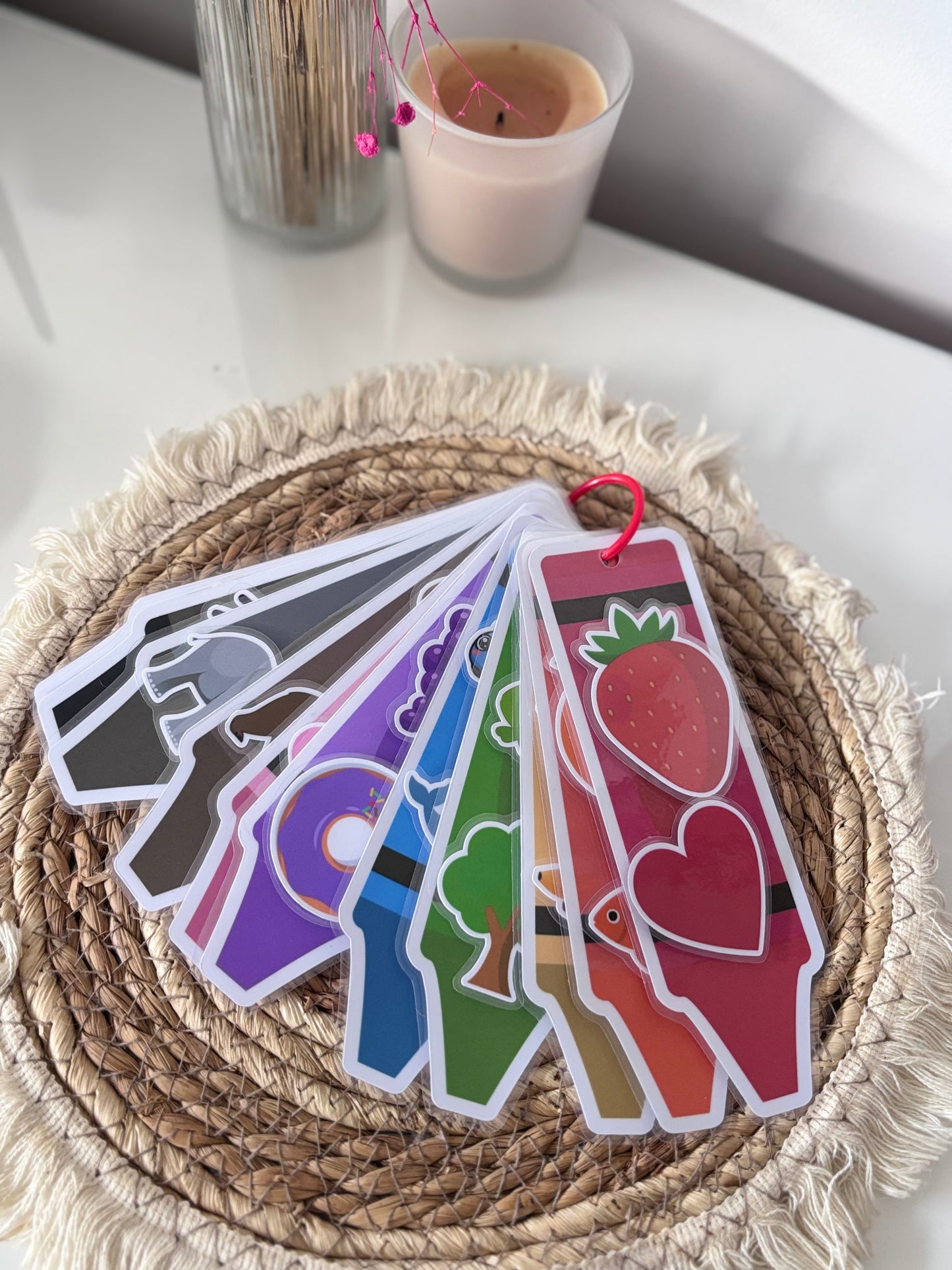 Les crayons de couleurs à scratch