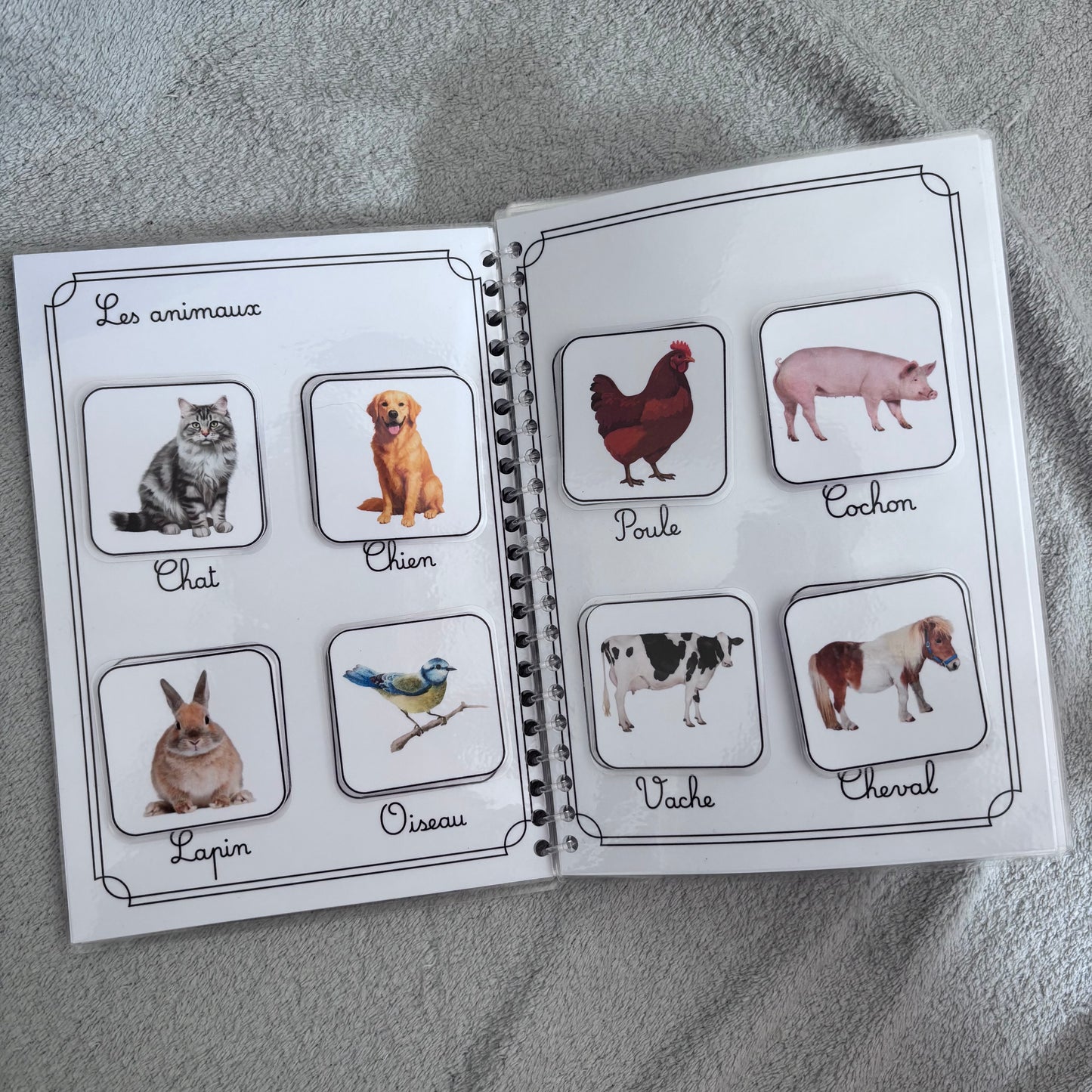 Livret imagier à scratch