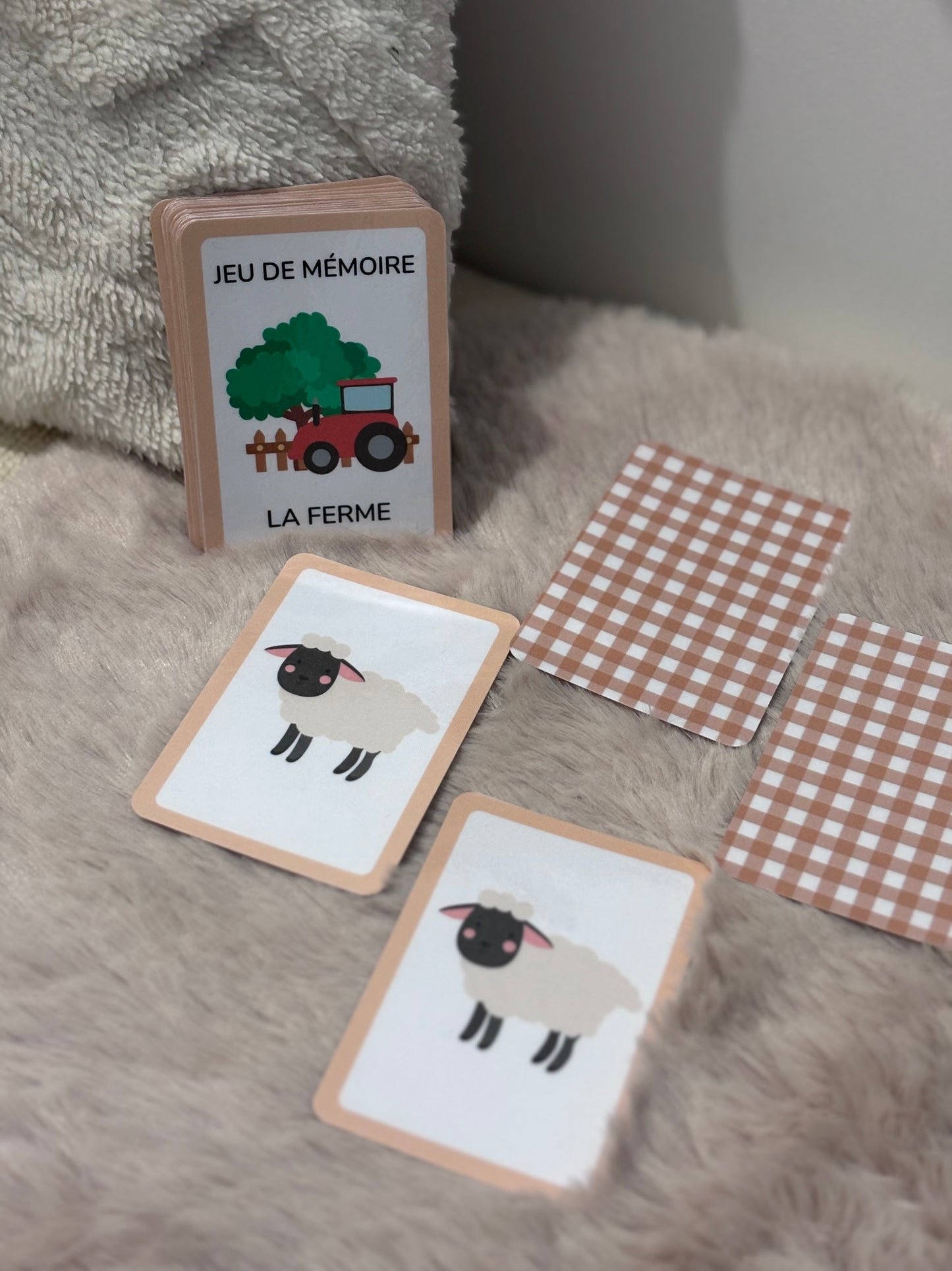 Jeux memory « la ferme »
