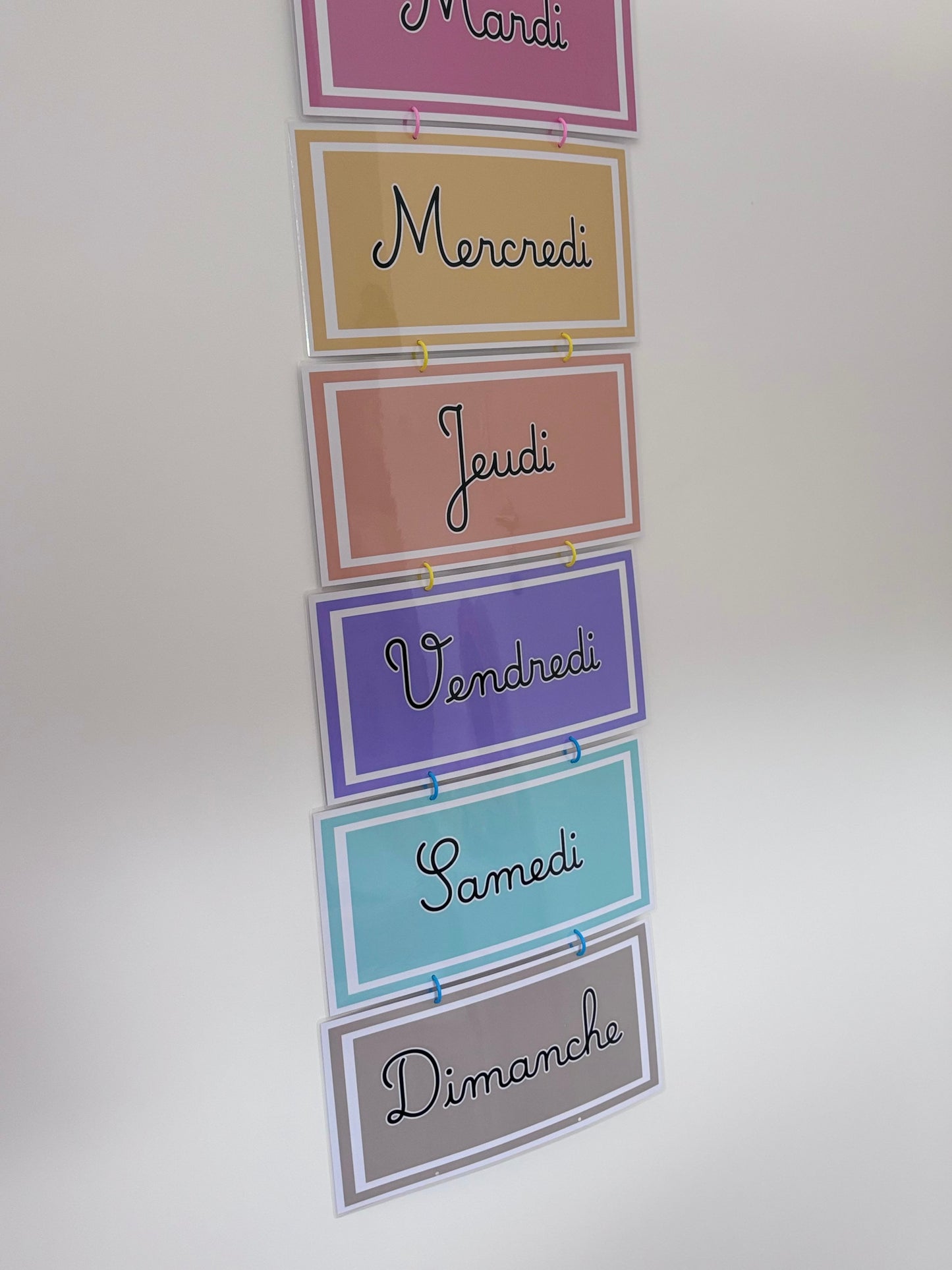 Les jours de la semaine 🌈
