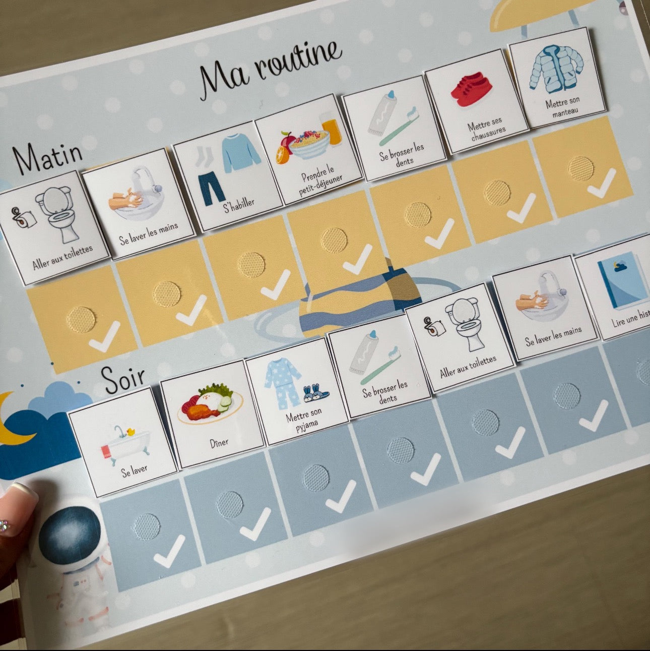 Routine matin et soir