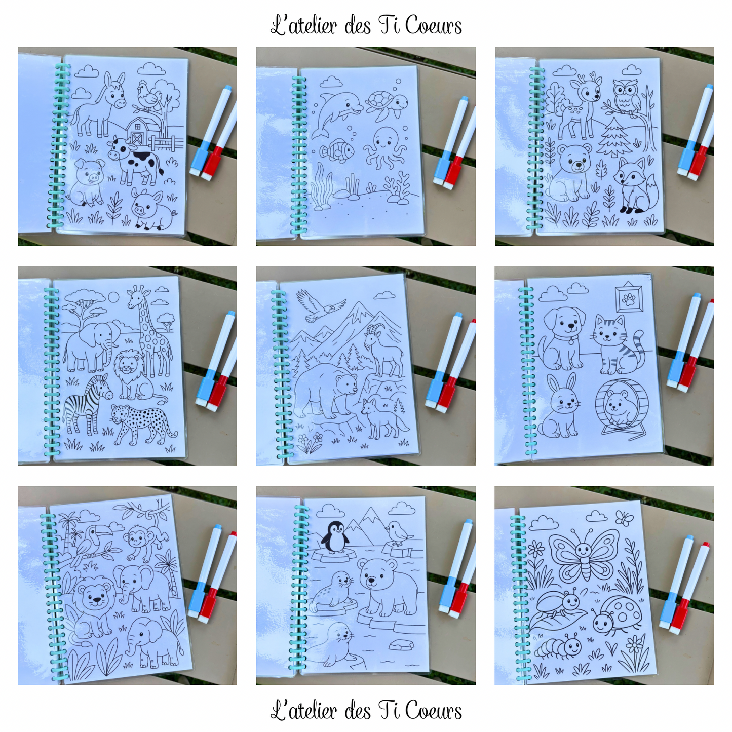 Livret coloriage animaux