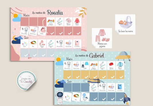 Routine matin et soir