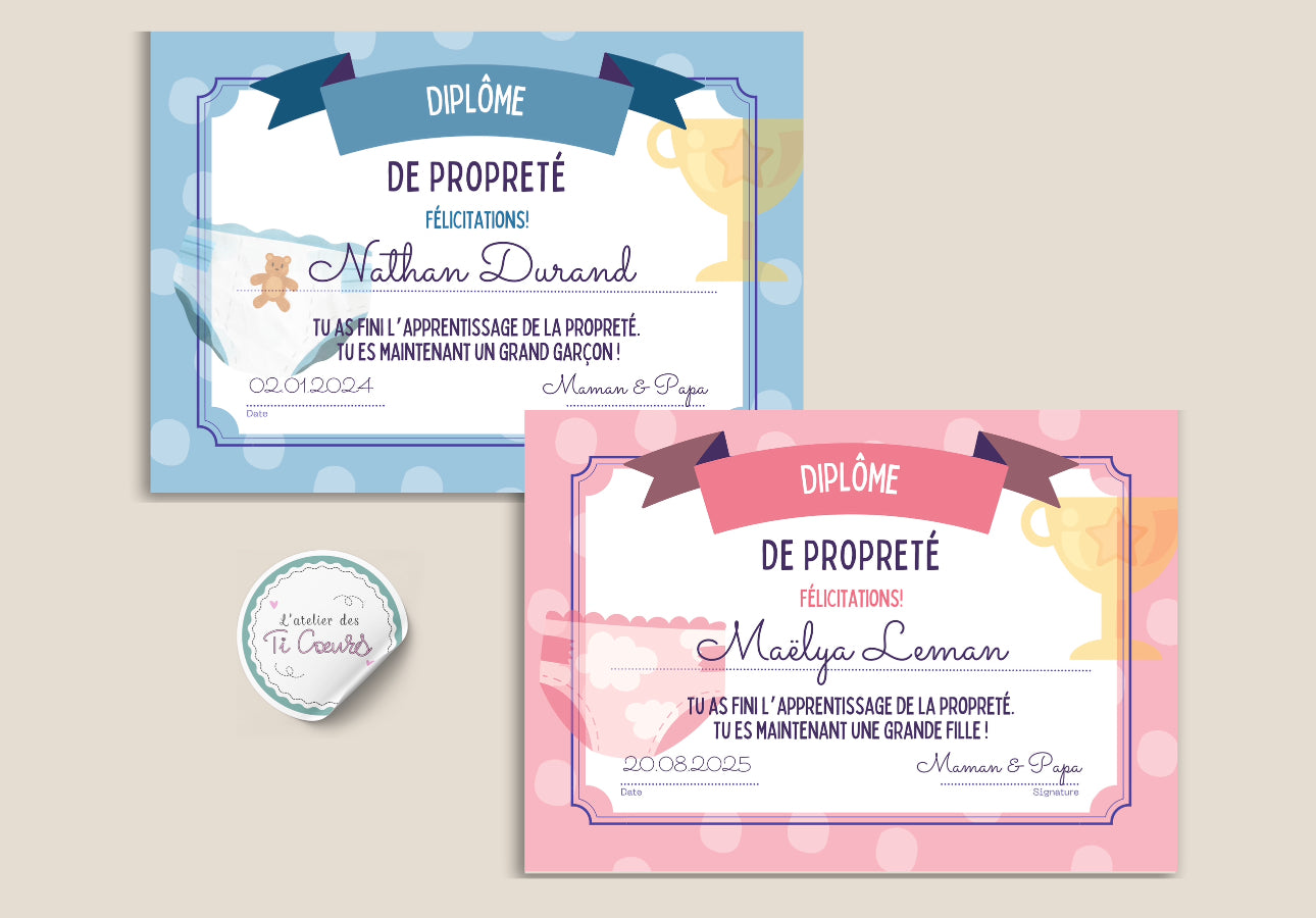 Diplôme de la propreté