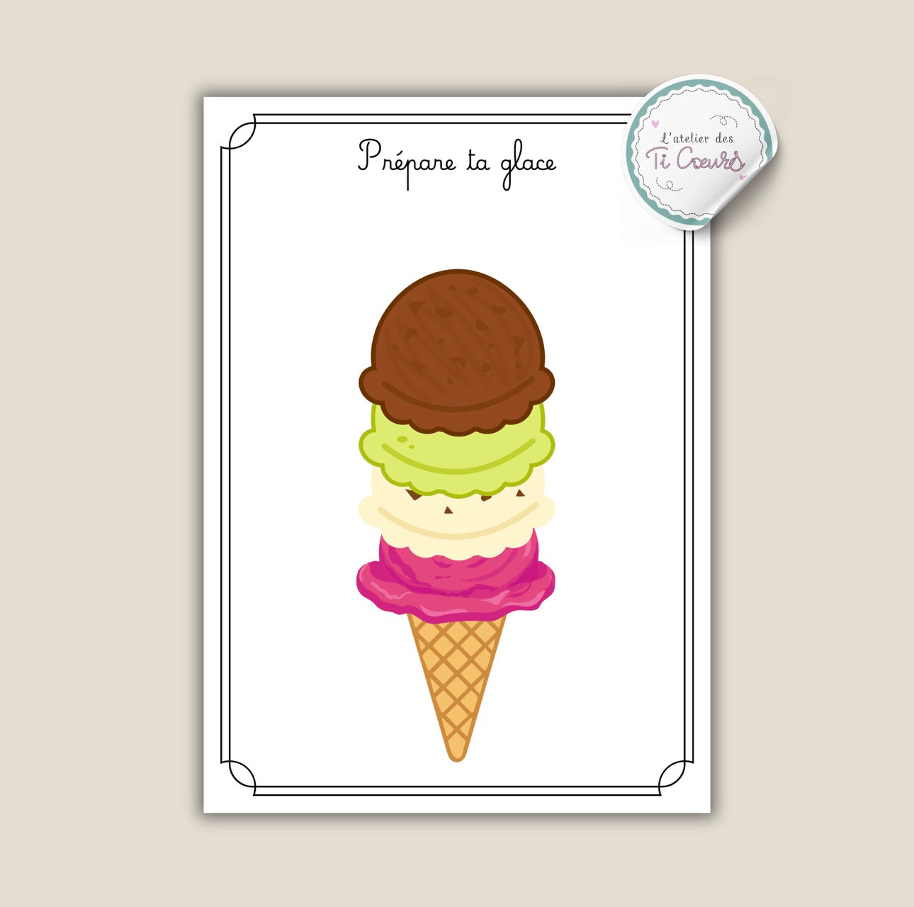 Prépare ta glace 🍦