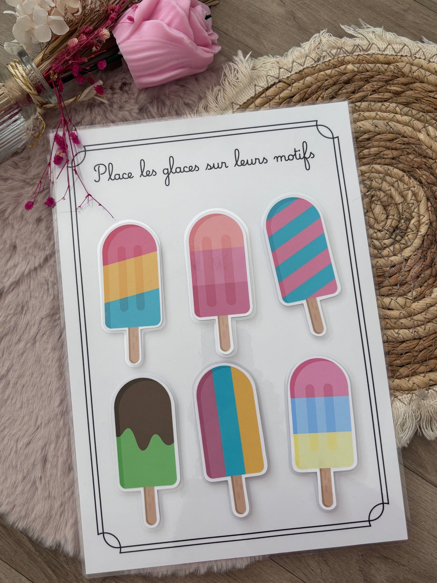 Glace motif 🍦
