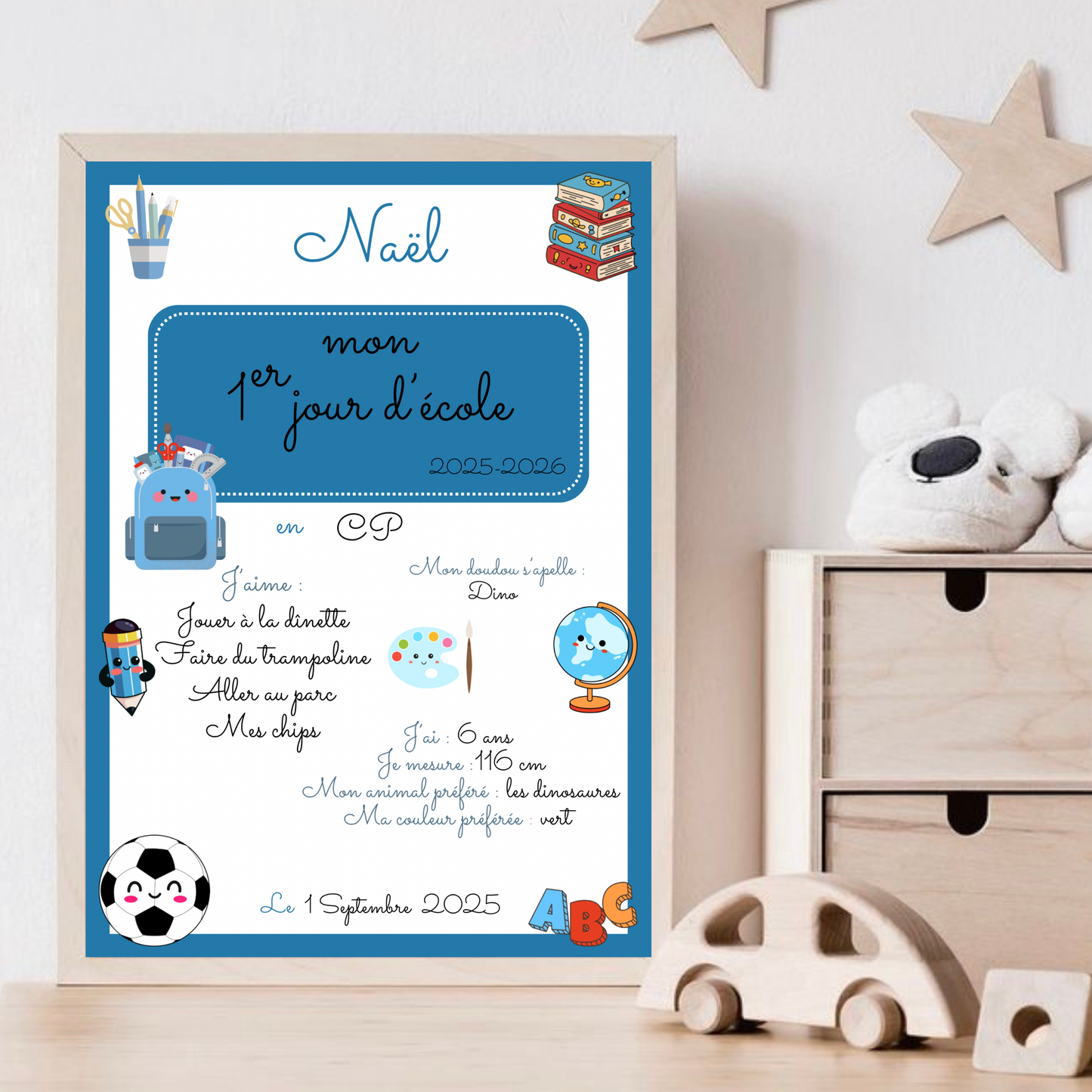 Affiche rentrée scolaire